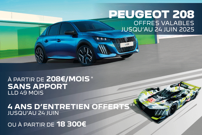Promotion Peugeot 208